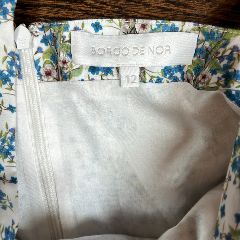BOGO De Nor Floral Print Sundress Size 12 - Picture 3 of 7